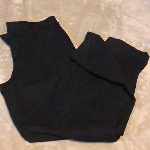 Men’s black slacks